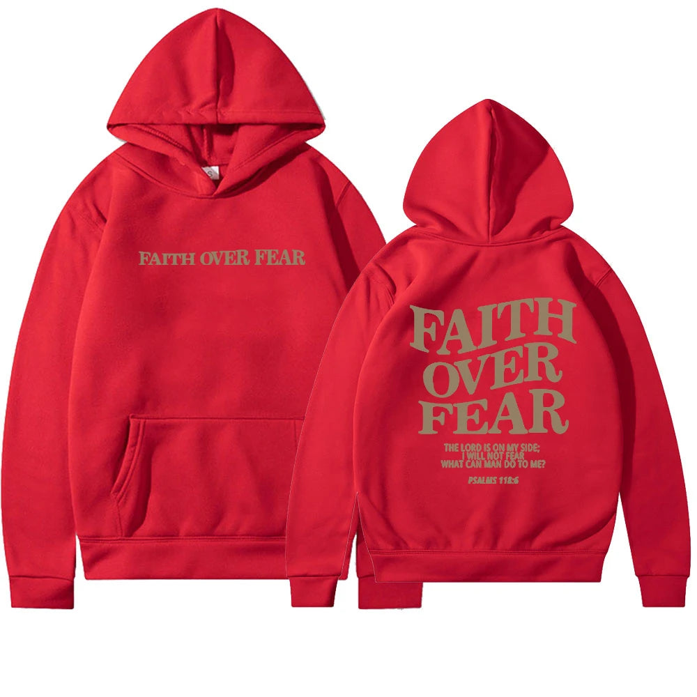 Faith over Fear Christian Hoodie