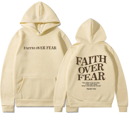 Faith over Fear Christian Hoodie